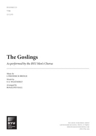 The Goslings TTBB choral sheet music cover Thumbnail